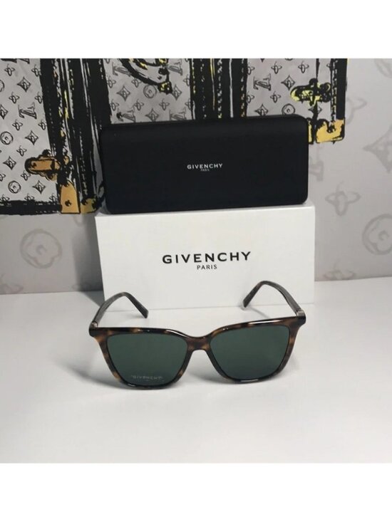 New Authentic Givenchy Tortoise Shell Sunglasses with Green Lenses GV7160/s main image 8